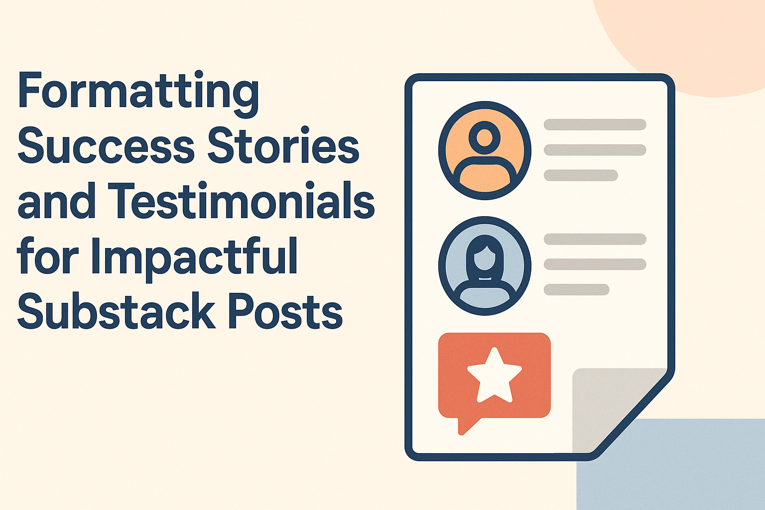 Formatting Success Stories and Testimonials for Impactful Substack Posts