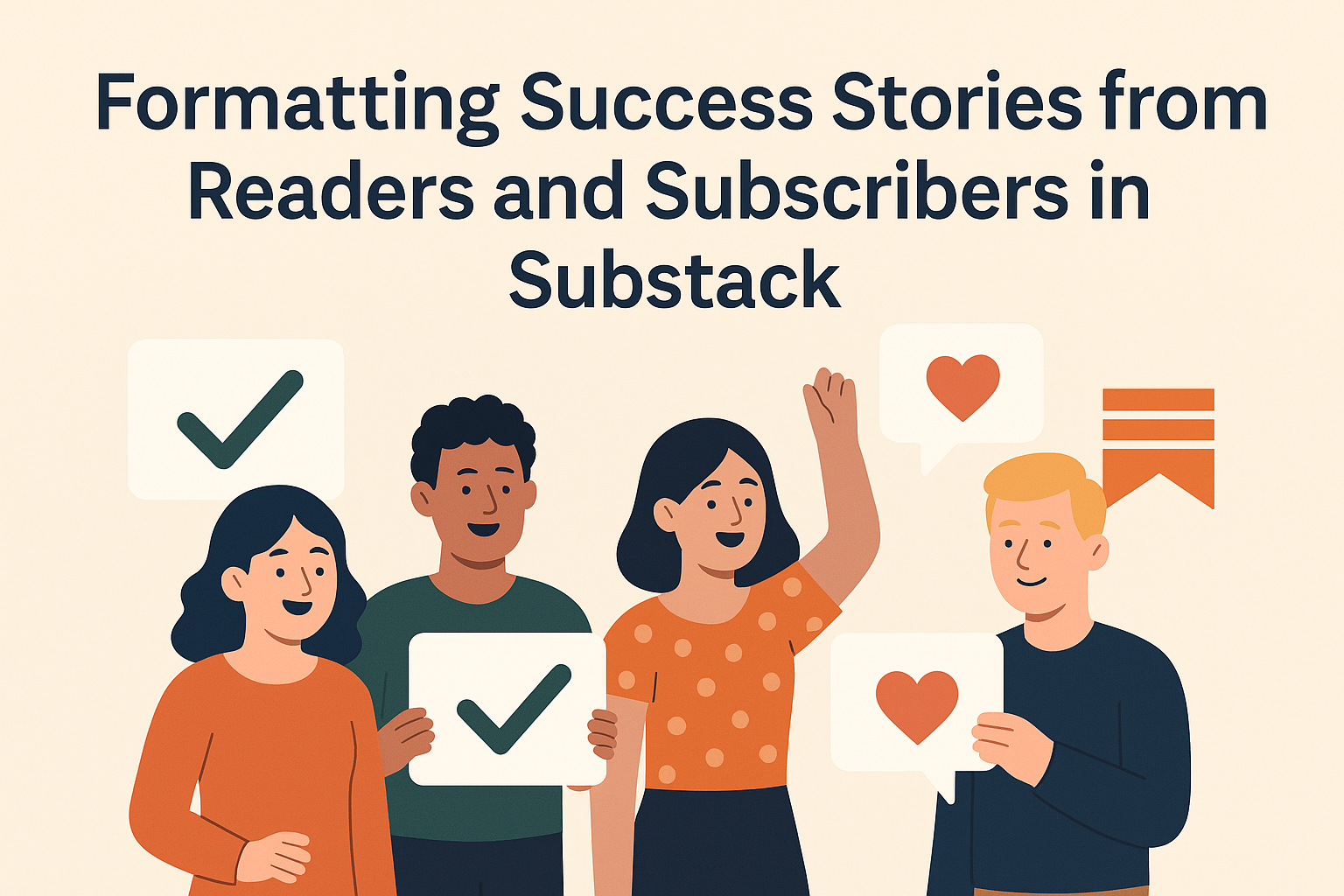 Formatting Success Stories from Readers and Subscribers in Substack