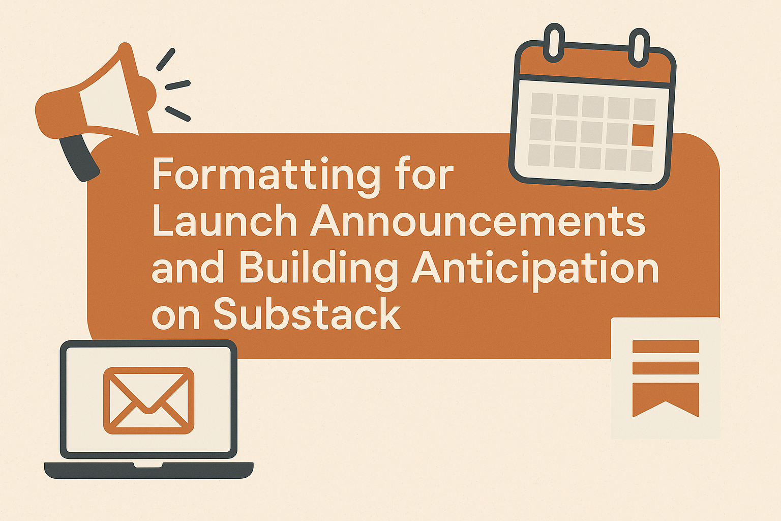 Formatting for Launch Announcements and Building Anticipation on Substack