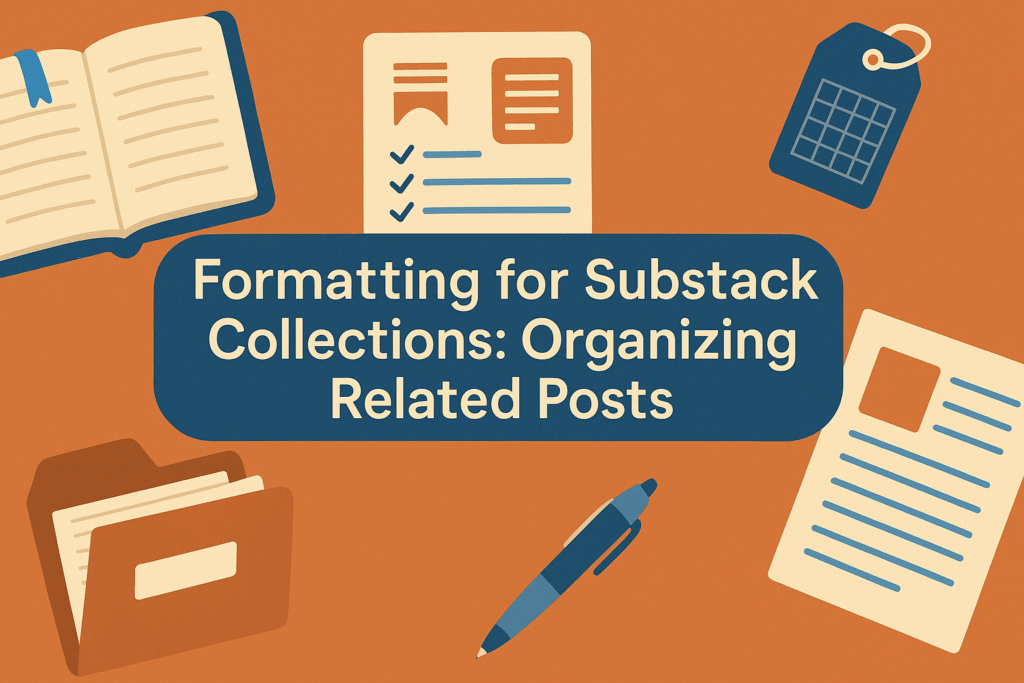 Formatting for Substack Collections: Organizing Related Posts ...