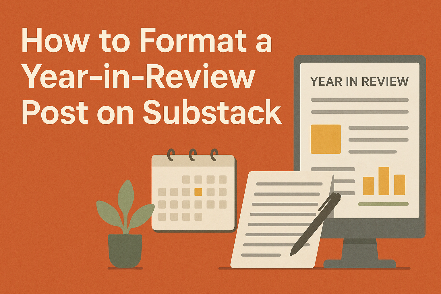 How to Format a Year-in-Review Post on Substack