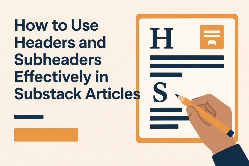 How to Use Headers and Subheaders Effectively in Substack Articles