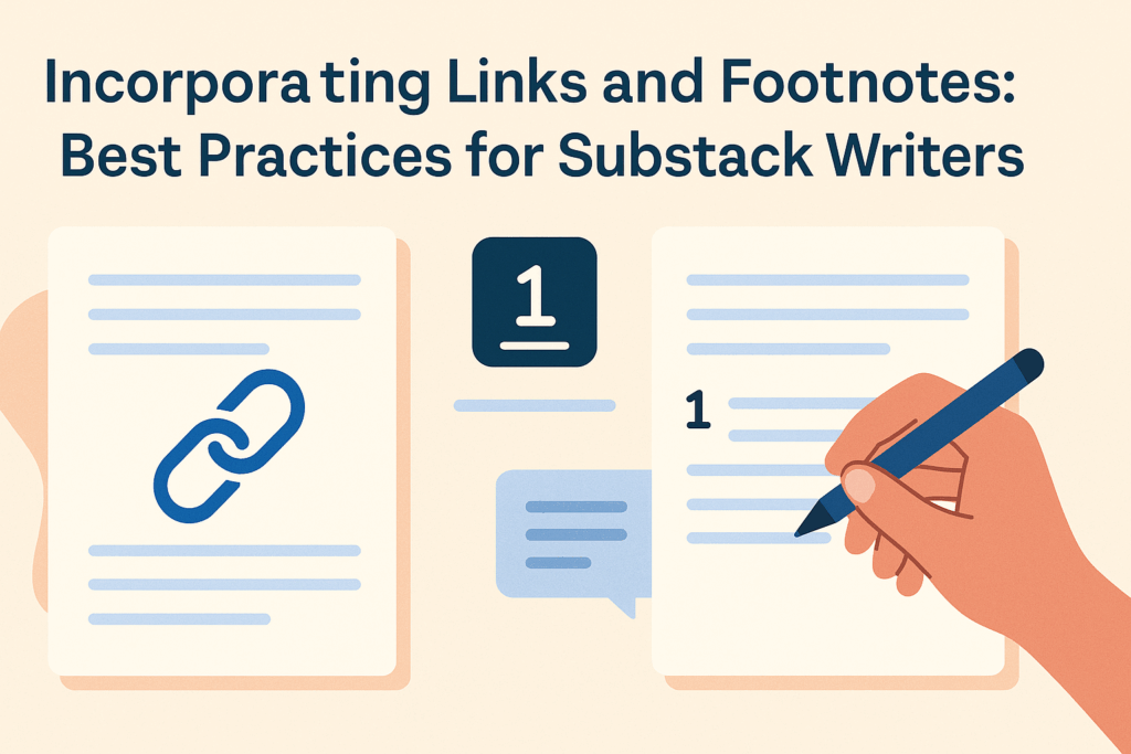 Incorporating Links and Footnotes Best Practices for Substack Writers