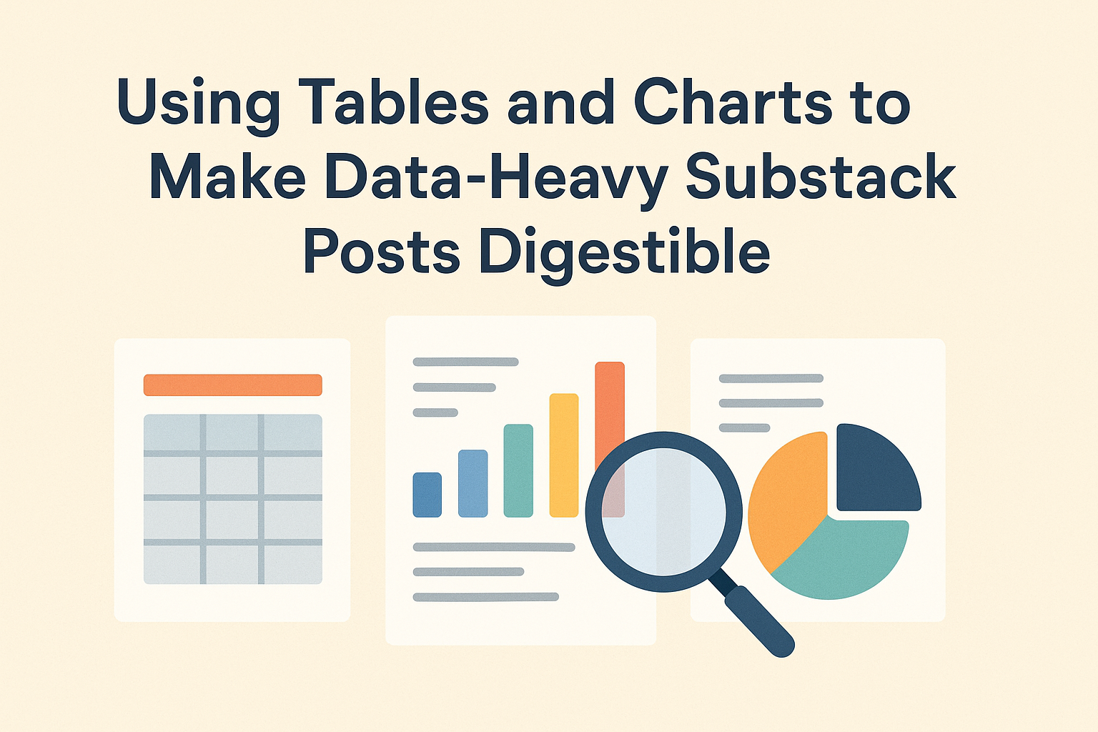 Using Tables and Charts to Make Data-Heavy Substack Posts Digestible